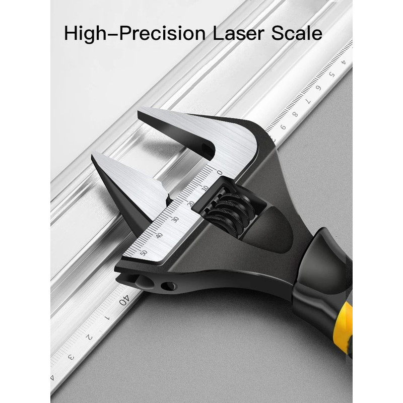 Adjustable Wrench Stainless Steel Universal Spanner For Plumbing And Household Repair 4