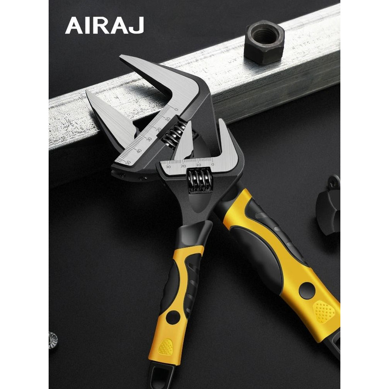 Adjustable Wrench Stainless Steel Universal Spanner For Plumbing And Household Repair 6