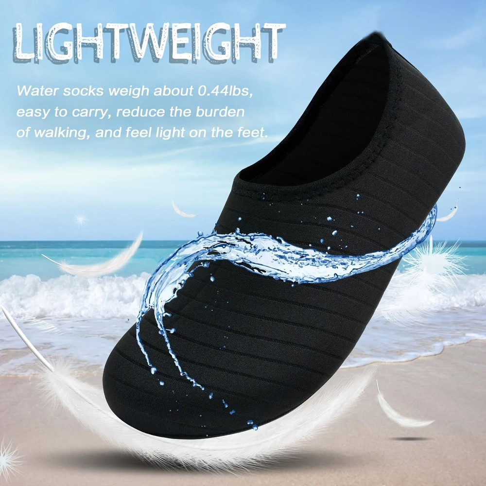 Water Shoes Barefoot Socks Anti Slip Quick Dry Beach Swim Shoes 2