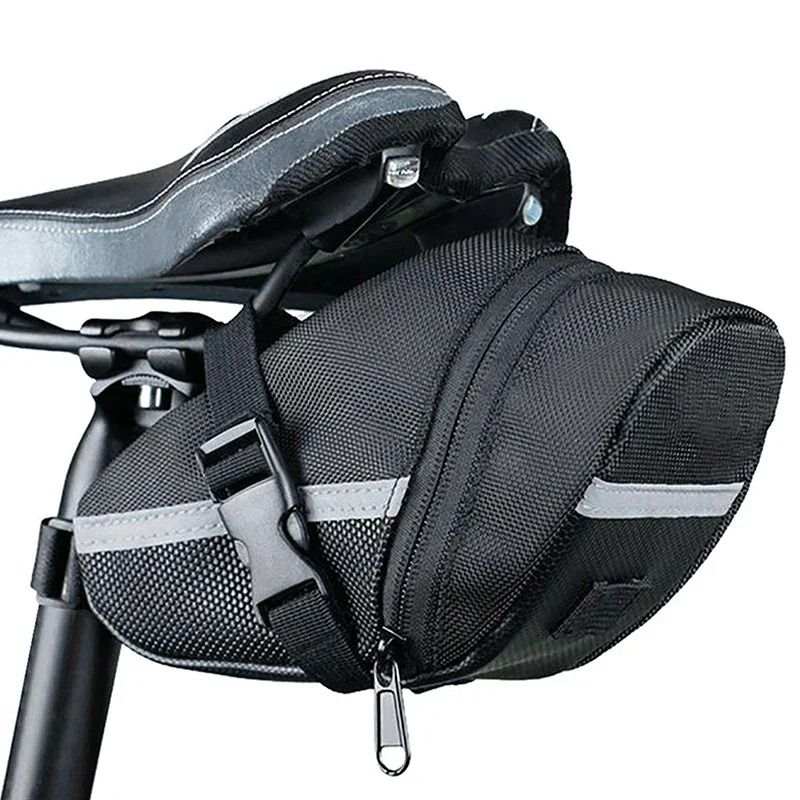 Nylon Bicycle Saddle Bag Waterproof Rear Seat Tool Pouch 0
