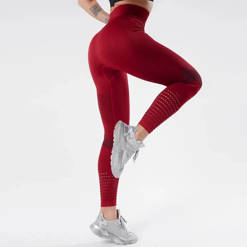 Women High Waist Seamless Fitness Leggings 2
