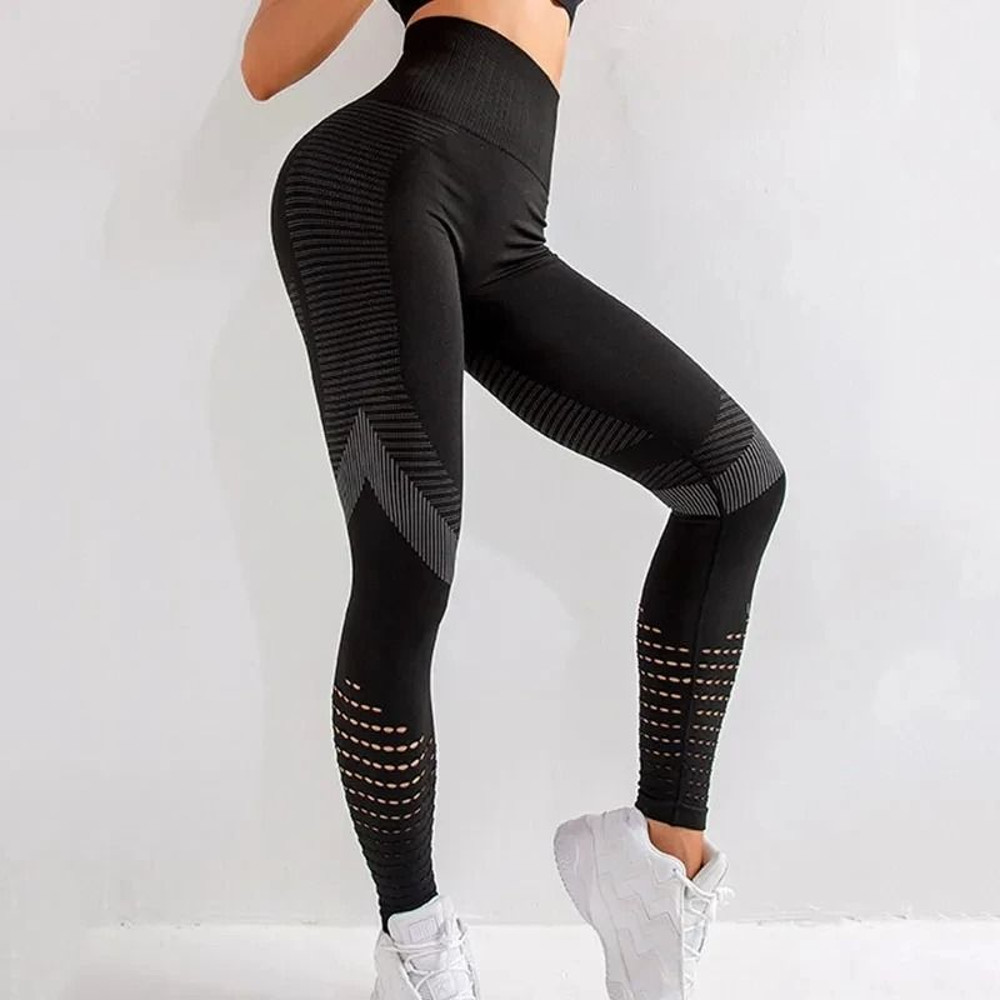 Women High Waist Seamless Fitness Leggings 4