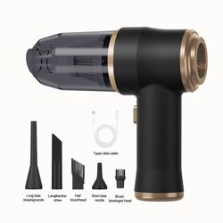 wireless car vacuum cleaner for home and car with portable high power suction