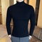 Winter High Neck Thick Warm Sweater Men Slim Fit Pullover Knitwear 3