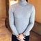 Winter High Neck Thick Warm Sweater Men Slim Fit Pullover Knitwear 17