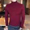 Winter High Neck Thick Warm Sweater Men Slim Fit Pullover Knitwear 19