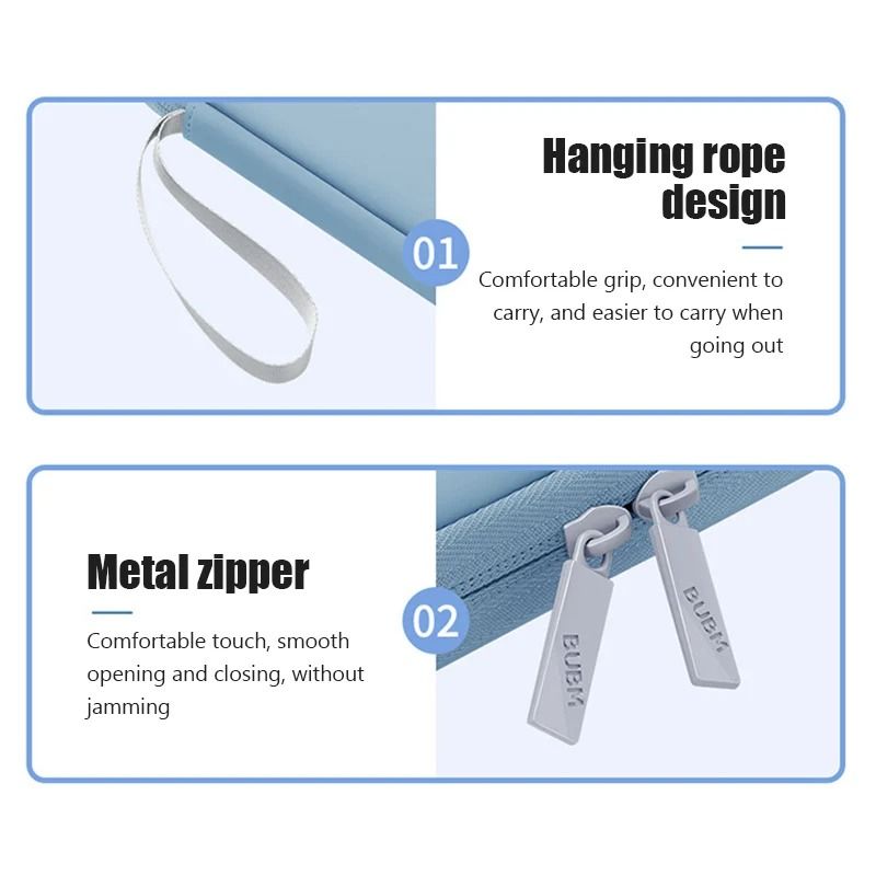 Tablet Sleeve Bag Portable Waterproof Soft PU Case For IPad 109 Inch 6