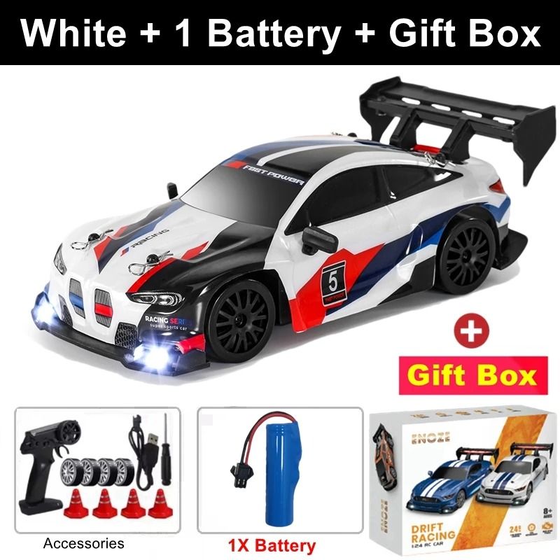 4WD RC Drift Car With LED Lights Rechargeable Remote Control Racing Toy 11