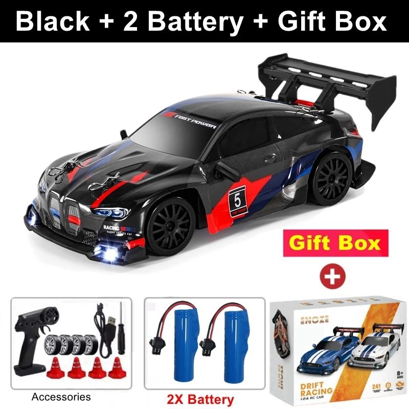 4WD RC Drift Car With LED Lights Rechargeable Remote Control Racing Toy 16