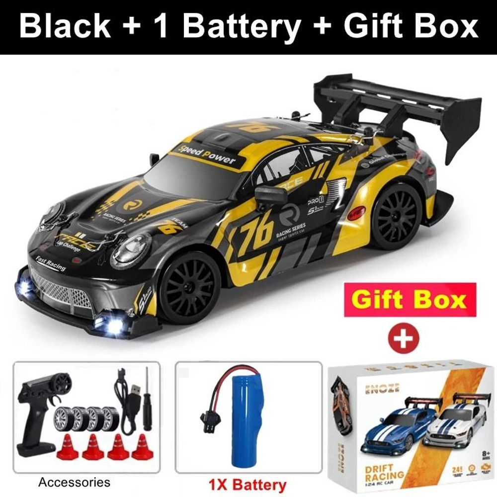 4WD RC Drift Car With LED Lights Rechargeable Remote Control Racing Toy 17