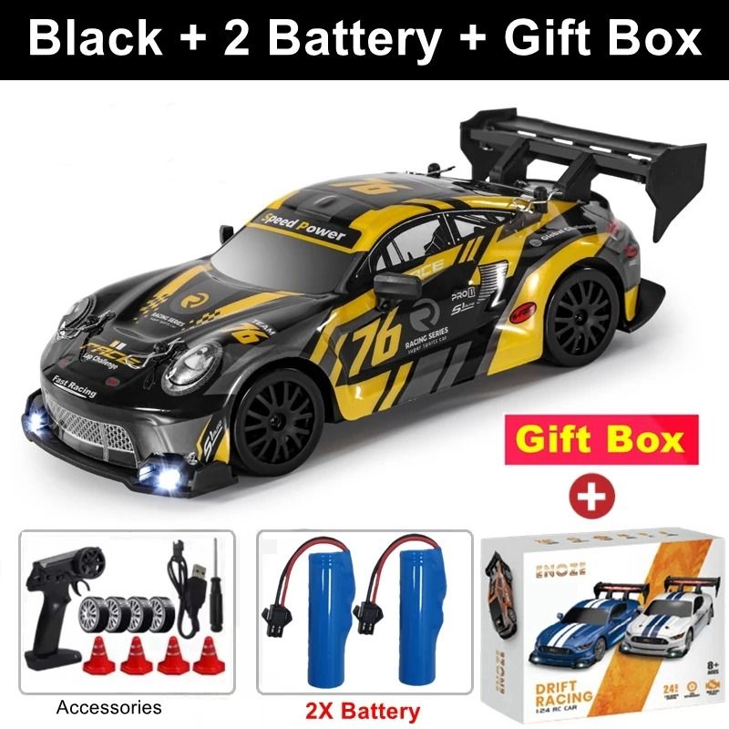4WD RC Drift Car With LED Lights Rechargeable Remote Control Racing Toy 19