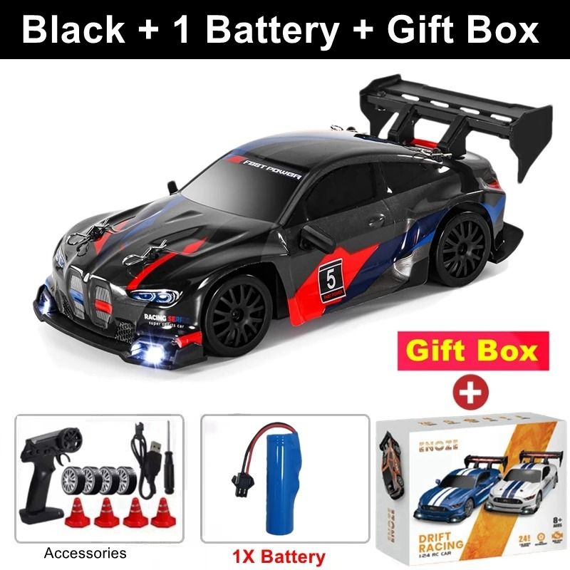 4WD RC Drift Car With LED Lights Rechargeable Remote Control Racing Toy 21