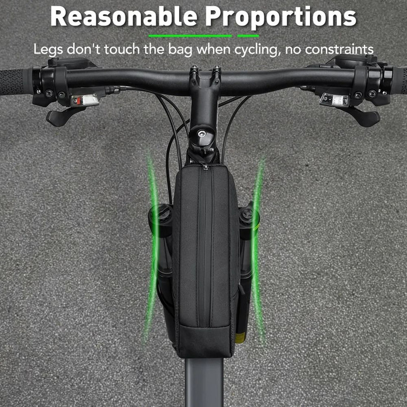 Waterproof Bicycle Frame Bag With Reflective Design And Large Capacity 6