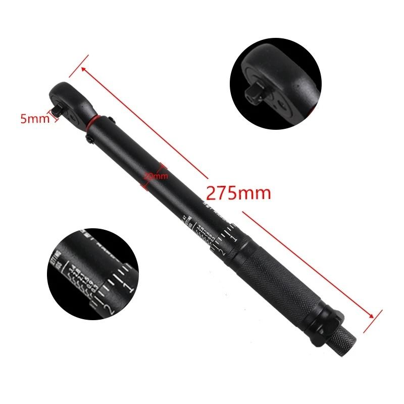 Adjustable Torque Wrench With Ratchet Head For Cars And Bicycles 4