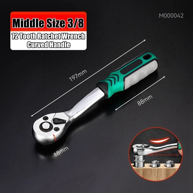 Quick Ratchet Wrench Set For Vehicle And Bicycle Repair 12