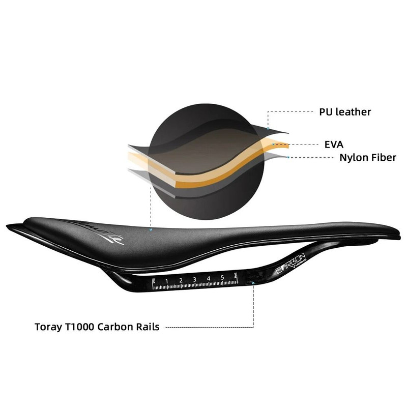 3D Printed Carbon Bicycle Saddle 3
