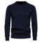Mens Solid Knit Pullover Sweater 6