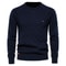 Mens Solid Knit Pullover Sweater 6