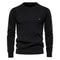 Mens Solid Knit Pullover Sweater 8