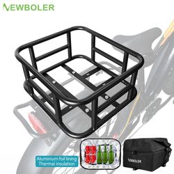rear bike basket with large capacity cargo rack