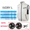 Cooling Fan Vest Breathable Workwear For Hot Weather 12