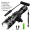 Tactical LED Hunting Flashlight USB Rechargeable Waterproof Torch 1