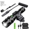 Tactical LED Hunting Flashlight USB Rechargeable Waterproof Torch 8