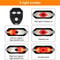 Wireless Remote Control Bicycle Tail Light With Turn Signals 2