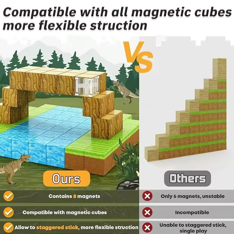 Magnetic Building Blocks Creative STEM Toy Set For Kids 3