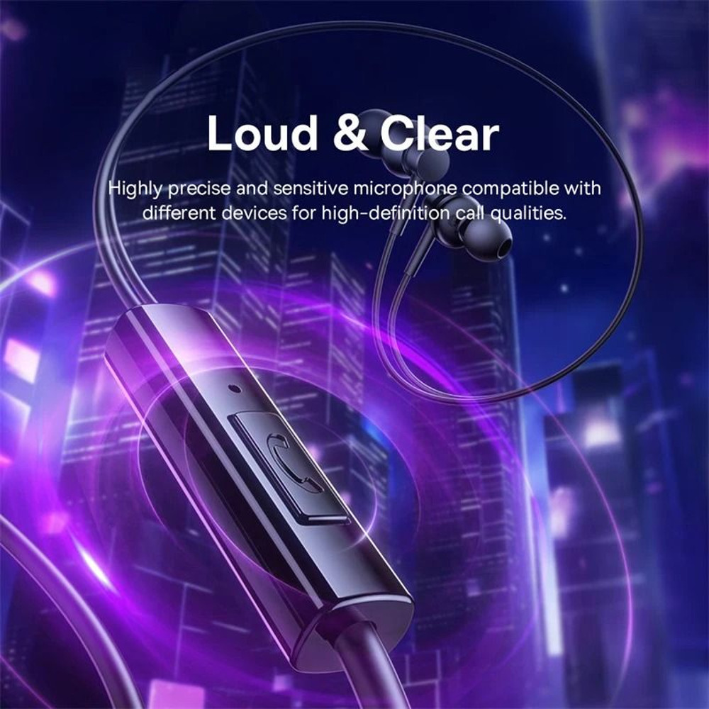 Wired Earphones With Mic And 120 Degree Design For Type C And 35mm Devices 4