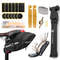 Portable Bicycle Repair Tools Kit With Pump Saddle Bag And Multi Functional Wrench 8