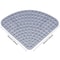 Comfortable Triangle Shower Mat With Non Slip Diamond Design 2