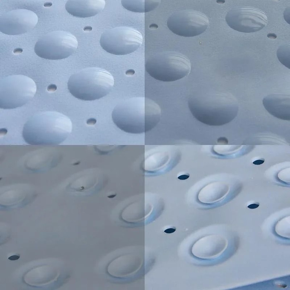 Comfortable Triangle Shower Mat With Non Slip Diamond Design 3