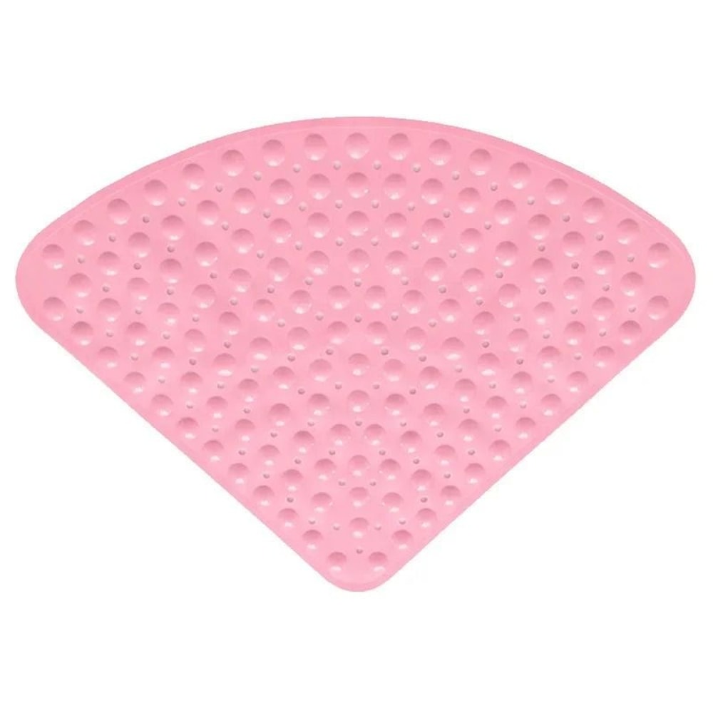 Comfortable Triangle Shower Mat With Non Slip Diamond Design 6