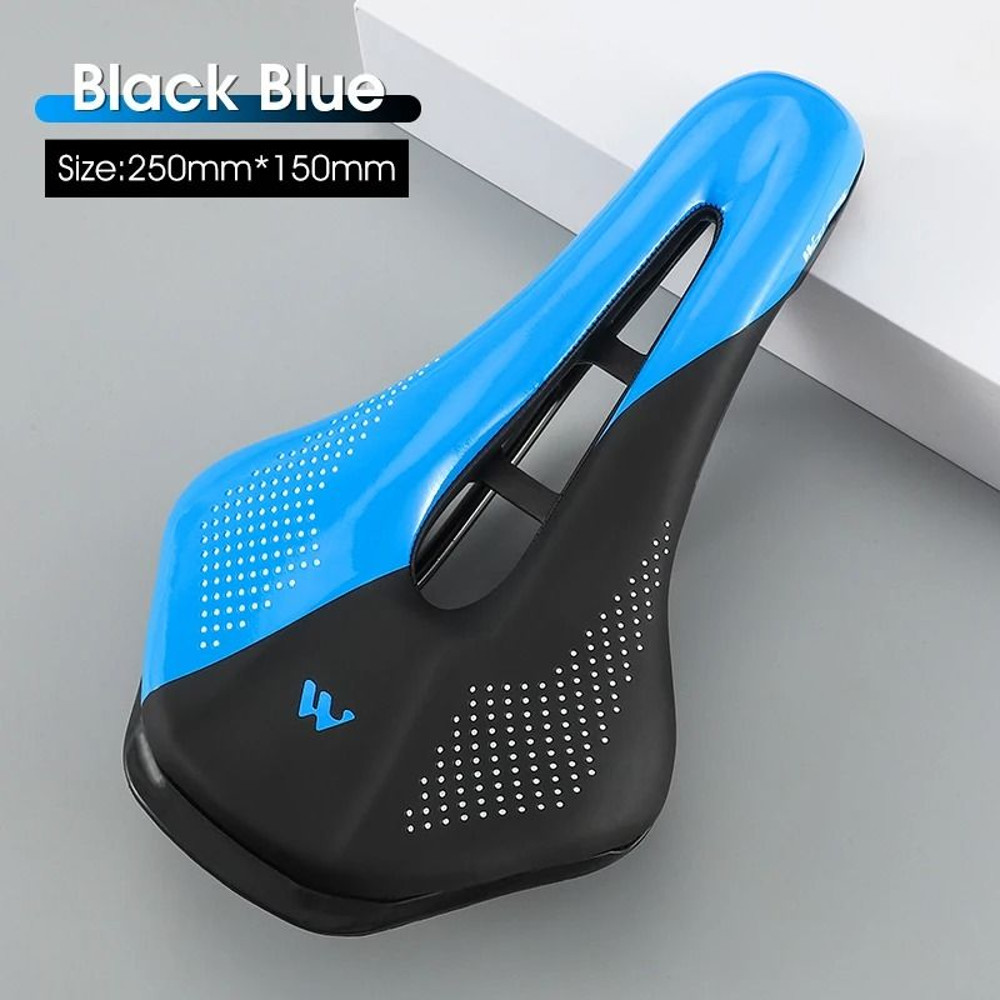 Comfortable Road Bicycle Saddle With Hollow Breathable PU Leather Cushion 10