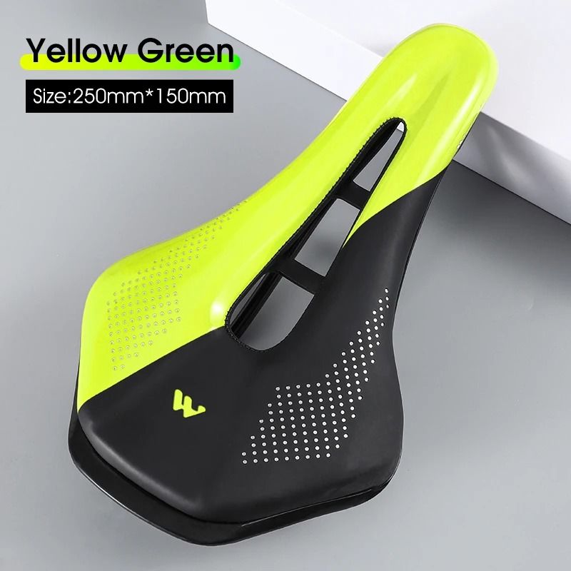Comfortable Road Bicycle Saddle With Hollow Breathable PU Leather Cushion 13