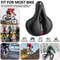 Hollow Breathable Bicycle Saddle With Shock Absorption And Safety Reflector 2