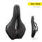 Hollow Breathable Bicycle Saddle With Shock Absorption And Safety Reflector 6