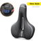 Hollow Breathable Bicycle Saddle With Shock Absorption And Safety Reflector 10