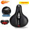 Hollow Breathable Bicycle Saddle With Shock Absorption And Safety Reflector 13