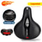 Hollow Breathable Bicycle Saddle With Shock Absorption And Safety Reflector 13