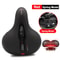 Hollow Breathable Bicycle Saddle With Shock Absorption And Safety Reflector 7