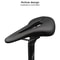 Breathable Hollow Bicycle Saddle PU Leather Soft Comfortable Cushion 3