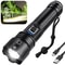 Rechargeable High Lumen Flashlight Waterproof 990000 Lumens With 5 Modes 7