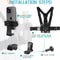 Adjustable Phone Clip Holder With Chest Strap For Sports And Action Cameras 1