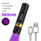 Mini UV Blacklight Flashlight 365nm USB Rechargeable 7