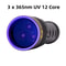 High Power UV Flashlight With Rechargeable Battery And Blacklight Detection 4