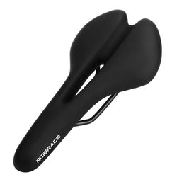 comfortable bicycle saddle with hollow shock absorbing cushion