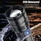 Ultra Bright Rechargeable LED Flashlight With 15000mAh Battery And Tail Light 4