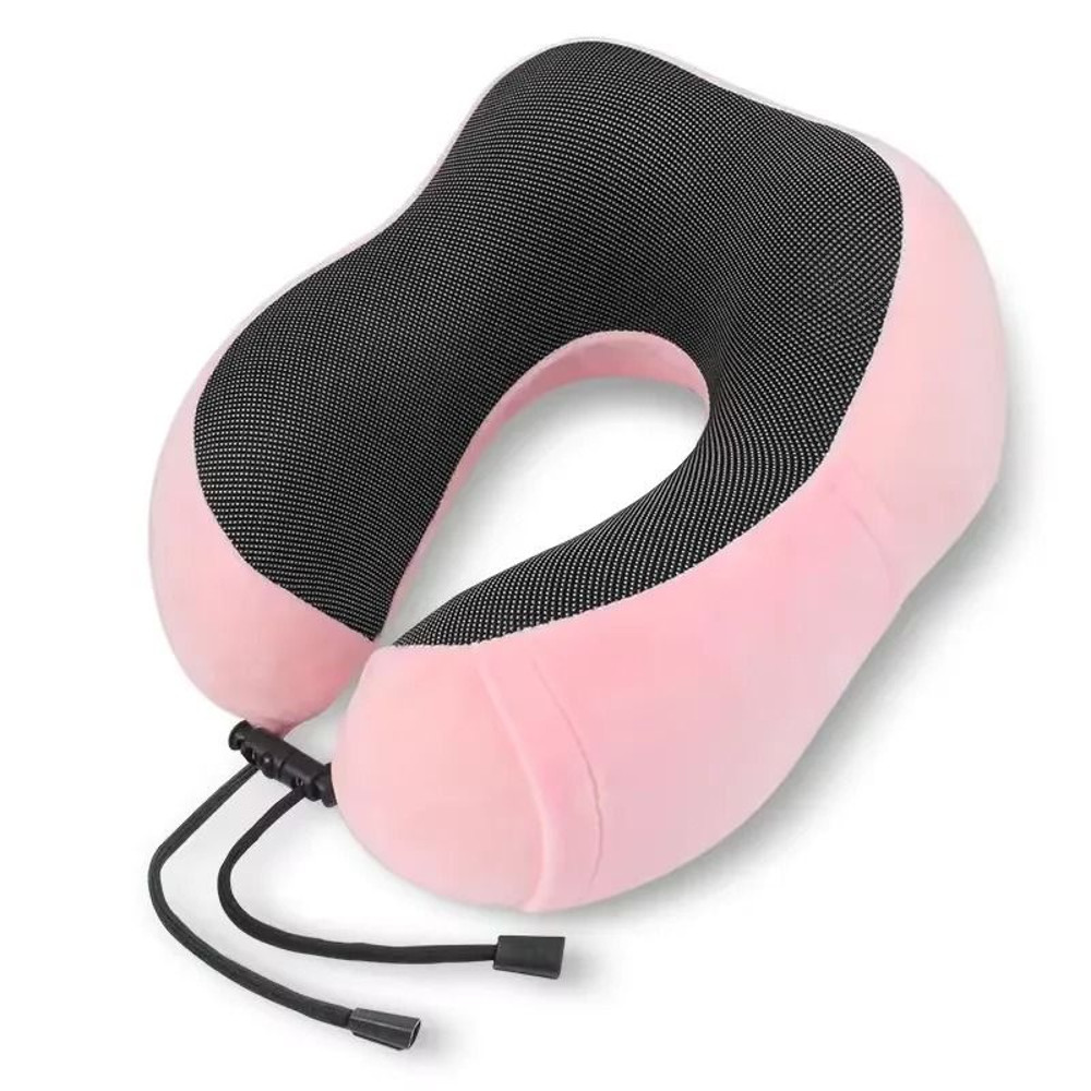U Shaped Travel Pillow With Memory Cotton And Magnetic Fabric 5